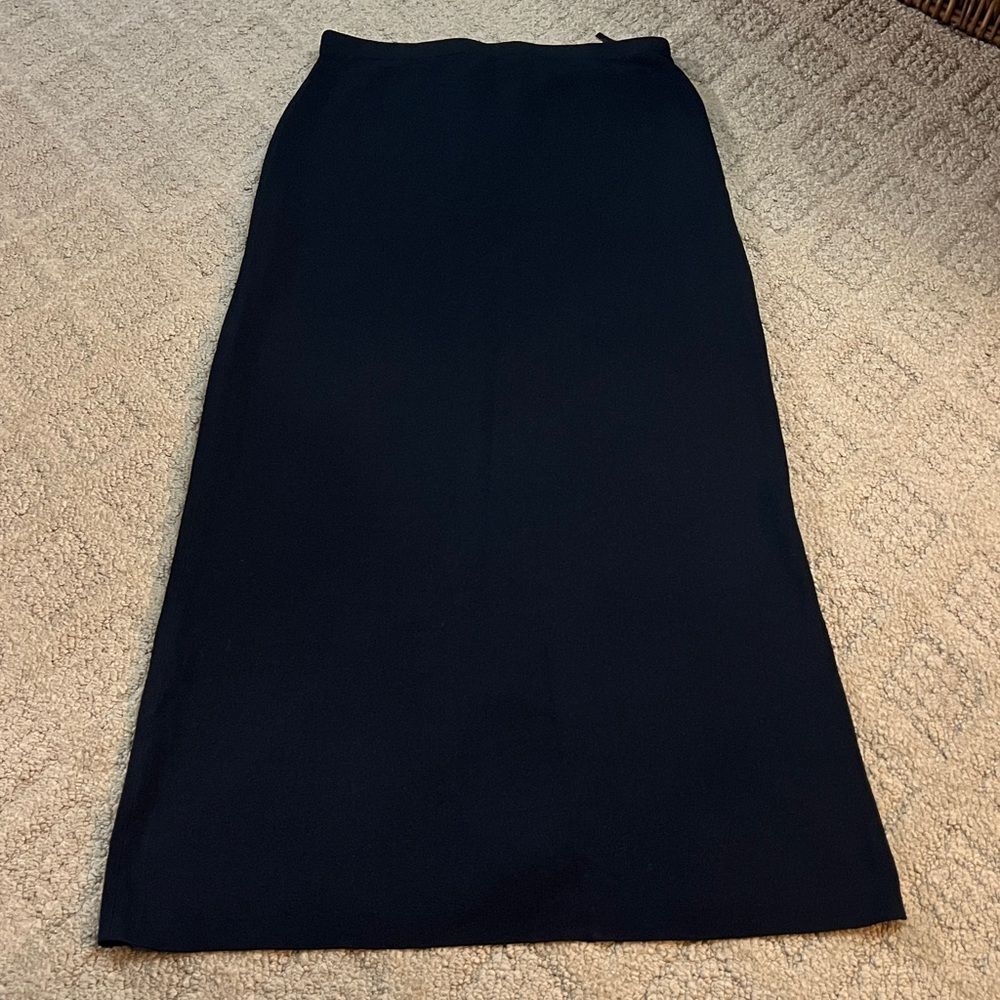 NWOT Dialogue Black Maxi Skirt Size Medium RN81893